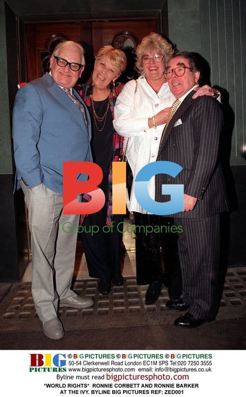 Ronnie Corbett and Ronnie Barker at The Ivy