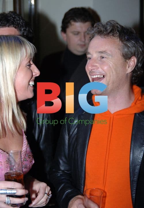 Eddie Irvine with Hazel and Gail Kaneswaren