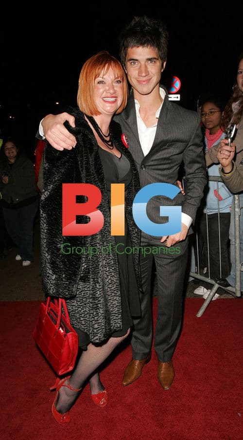 Sam Robertson and Mom at 'The Match' After Party