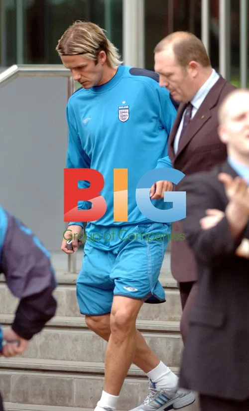 England squad leaving Lowry hotel for training