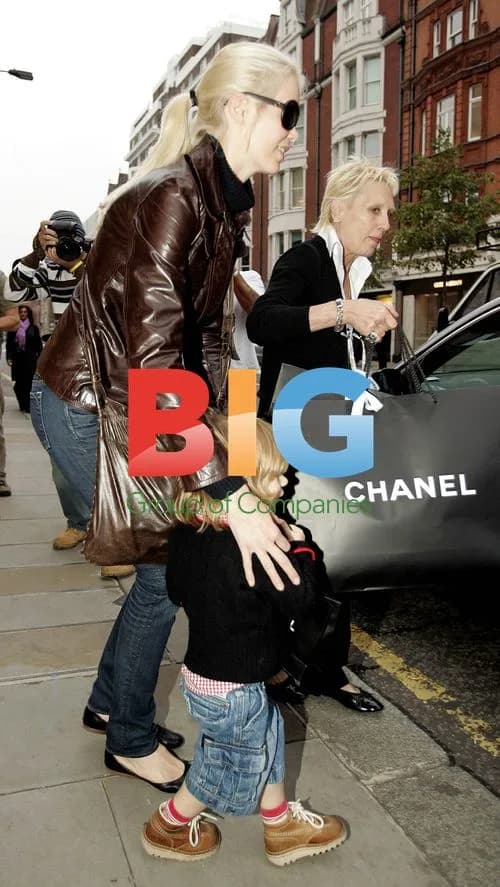 Claudia Schiffer Out Shopping with Son