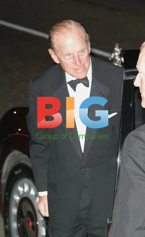 Prince Philip Arrives to Celebrate Thatcher's 80th