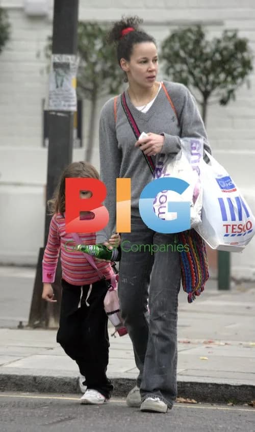 Damon Albarn\'s family out shopping