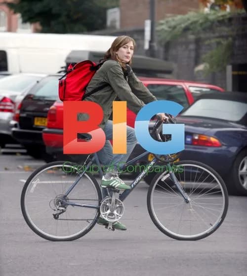 Singer Beth Orton Biking in London