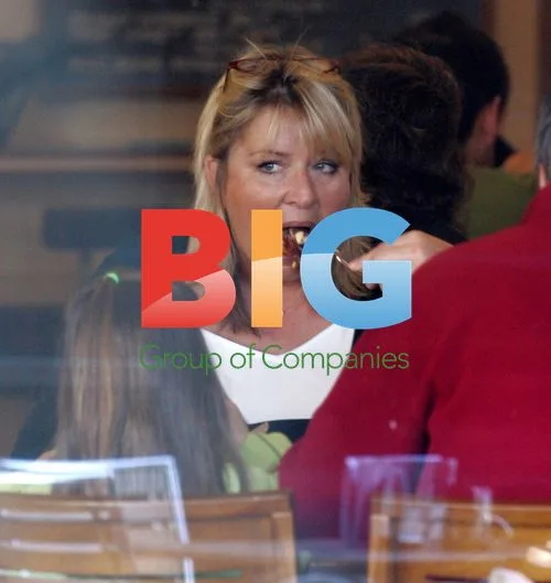 Fern Britton Enjoys Full English Breakfast