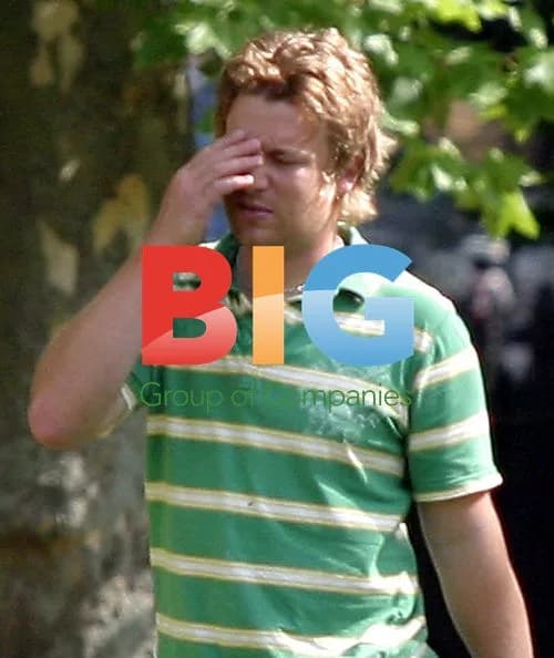 Jamie Oliver with daughters at playground