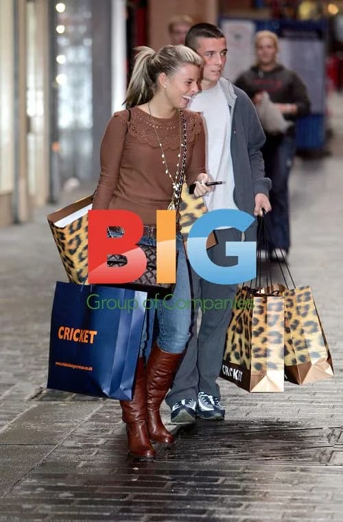 Coleen McLoughlin Shopping in Liverpool