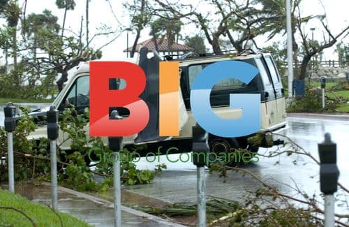 Hurricane Wilma Damage in Miami South Beach