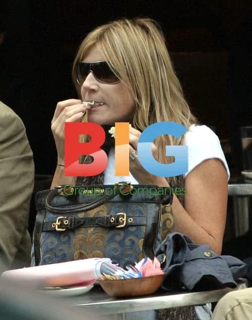 Actress Michelle Collins lunches in London
