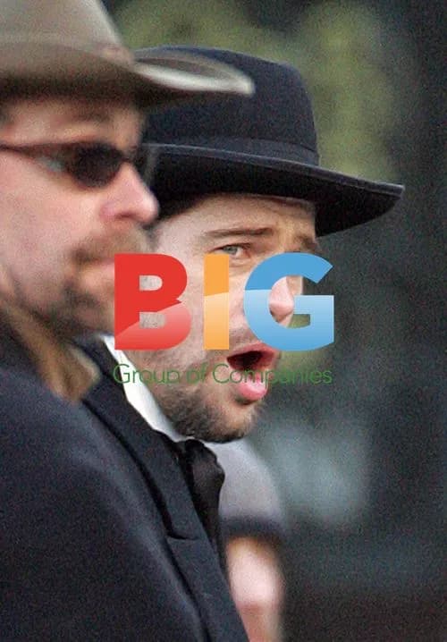 Brad Pitt Eats Soup on 'Jesse James' Set