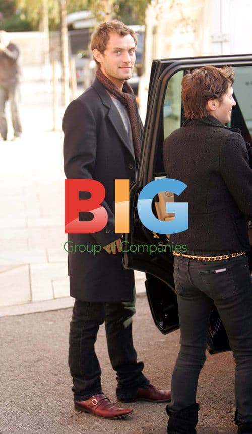 Jude Law and Sadie Frost with kids