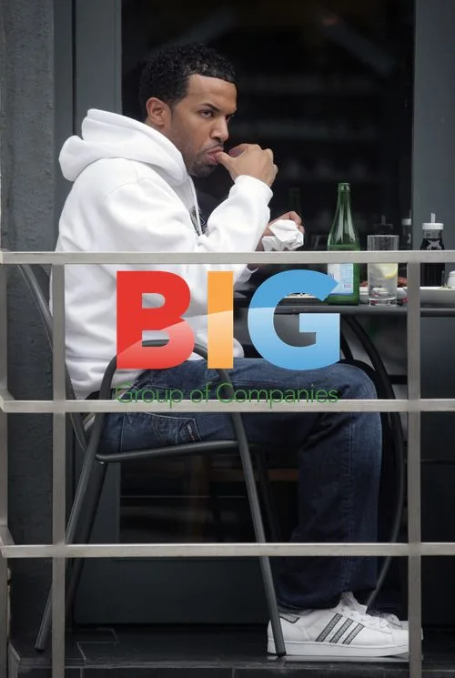 Craig David Enjoys Lunch in North London