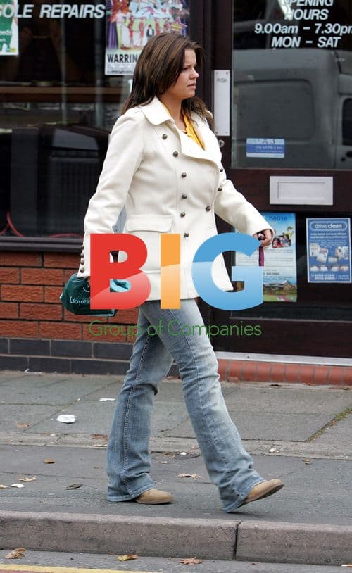 Kerry Katona Seen Near Home in Warrington