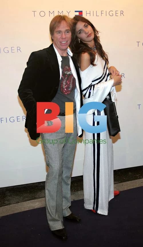Tommy Hilfiger and Sonia Kinsky at Milan Store Opening