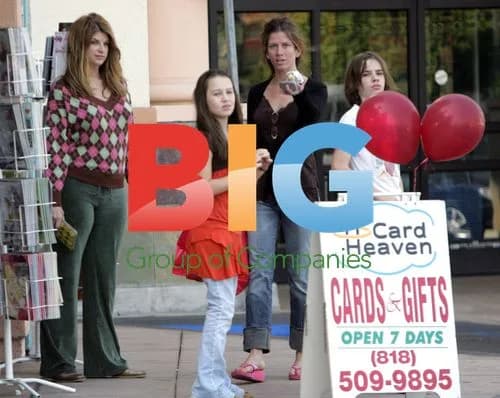 Kirstie Alley with family in North Hollywood