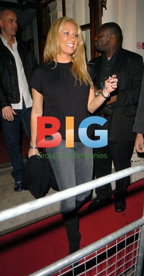 Sarah Bosnich Arriving at Funky Budha Nightclub