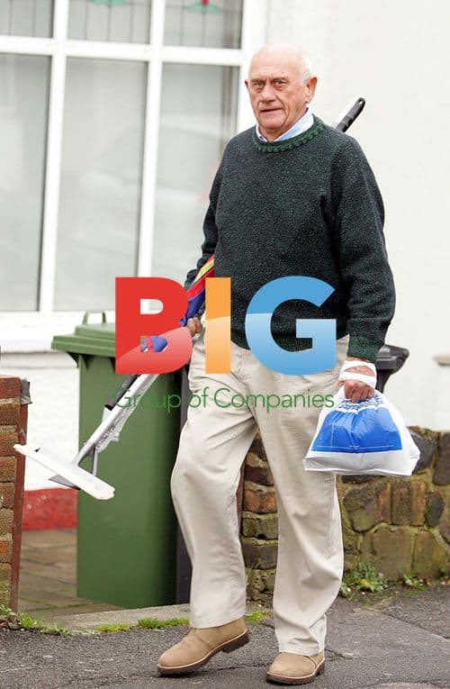 John Bardon on 'Eastenders' set