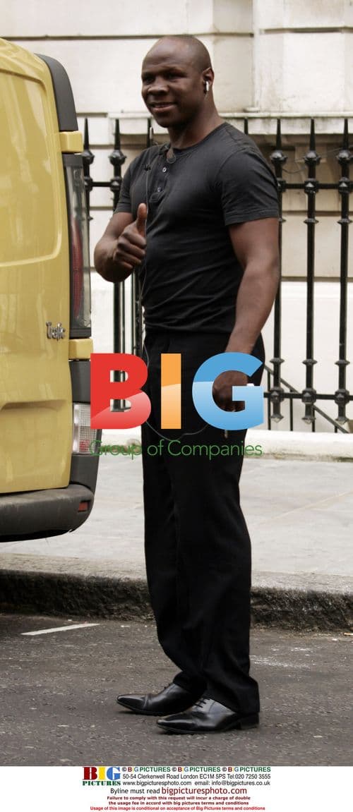 Chris Eubank Arrives at Hotel