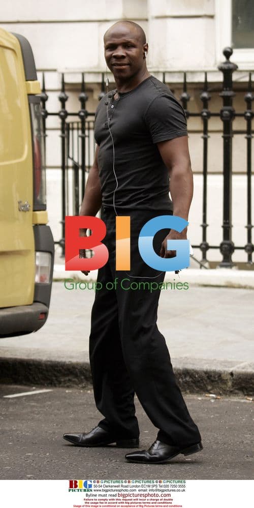 Chris Eubank Arrives at Hotel in London