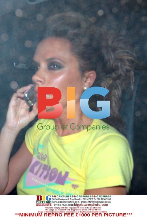 Victoria Beckham Leaves Elle Magazine Photoshoot