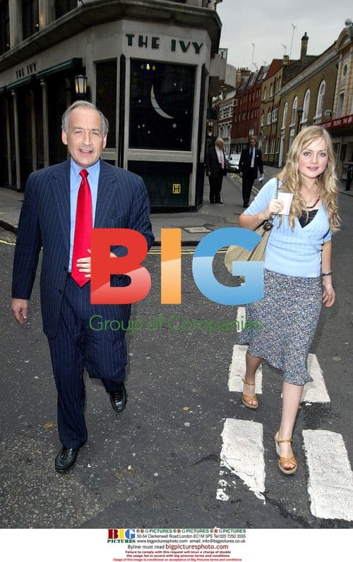 Alistair Stewart enjoys dinner at the Ivy