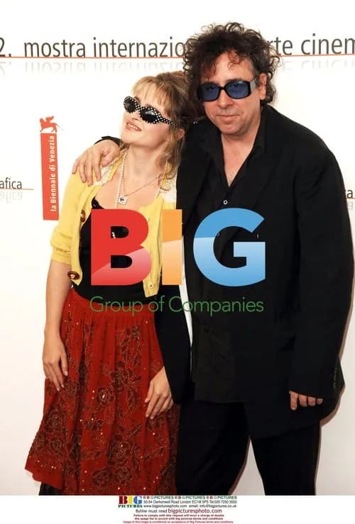 Helena Bonham-Carter and Tim Burton at 'Corpse Bride' photocall