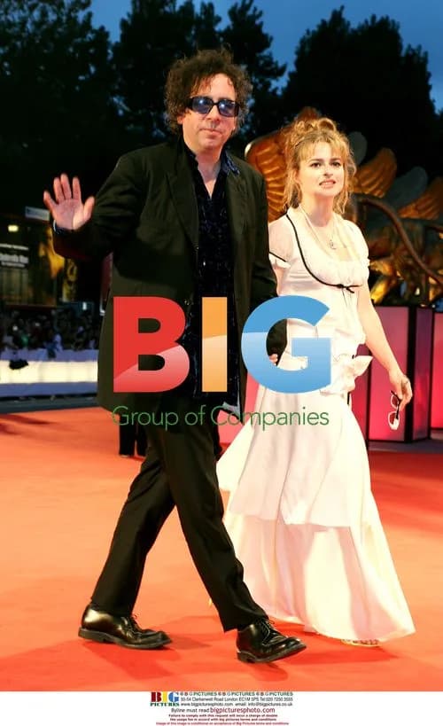 Helena Bonham Carter and Tim Burton at Venice Film Festival
