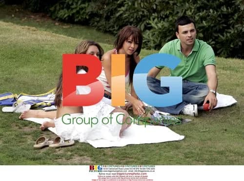 Lisa Scott Lee, Andy Scott Lee and Michelle Heaton in the Park