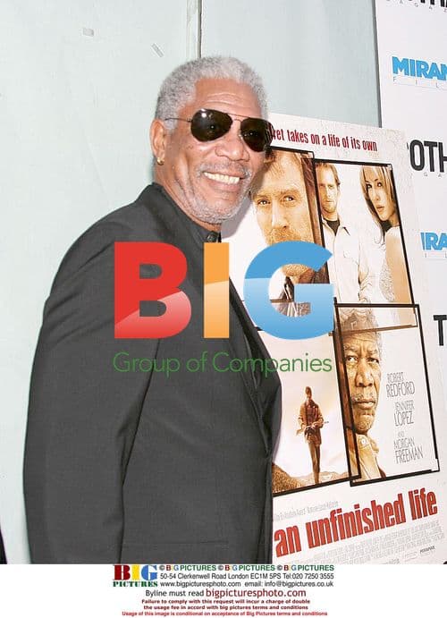 Morgan Freeman at "An Unfinished Life" Premiere