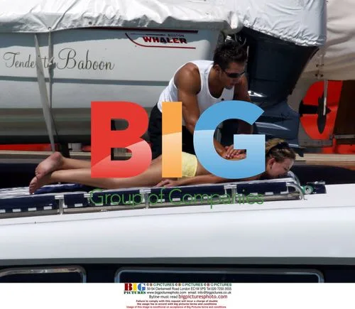 Charlotte Church and Gavin Henson on Boat