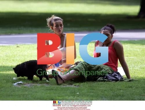 Charlotte Church Relaxes With Dog and Friends