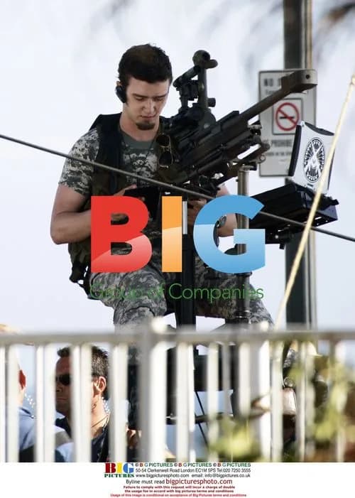 Justin Timberlake on Set of 'Southland Tales'