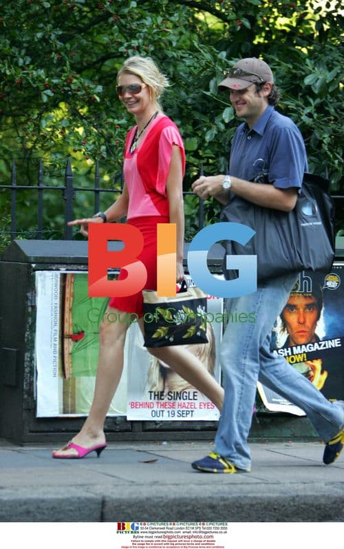 Jodie Kidd and Aidan Butler Shopping in London