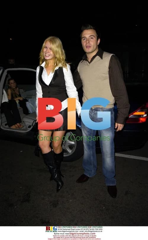 Shane Filan of Westlife with Wife