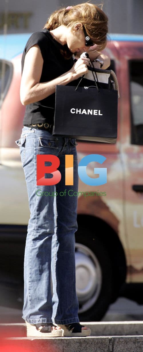 Jemima Khan shopping at Chanel in London