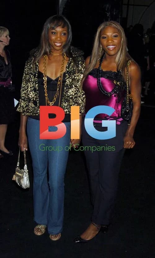 Venus and Serena Williams at Marc Jacobs Fashion Show