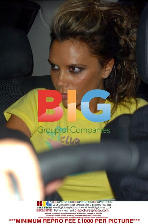 Victoria Beckham Leaves Elle Magazine Shoot