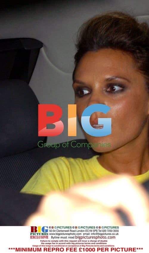 Victoria Beckham Leaves Elle Magazine Photoshoot