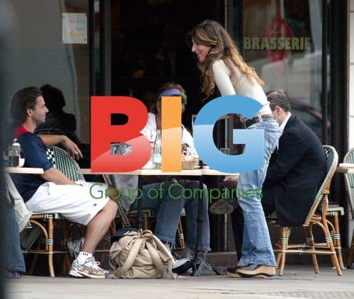 Mickey Rourke Enjoys Lunch with Friends and Dog