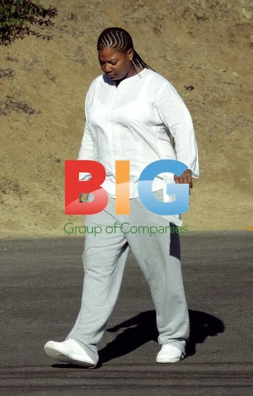 Queen Latifah in Trackpants in West Hollywood