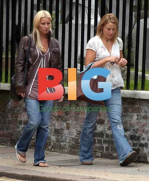 Denise Van Outen out in North London