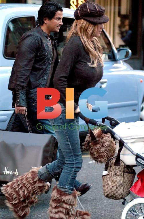 Katie Price and Peter Andre Leave Harrods