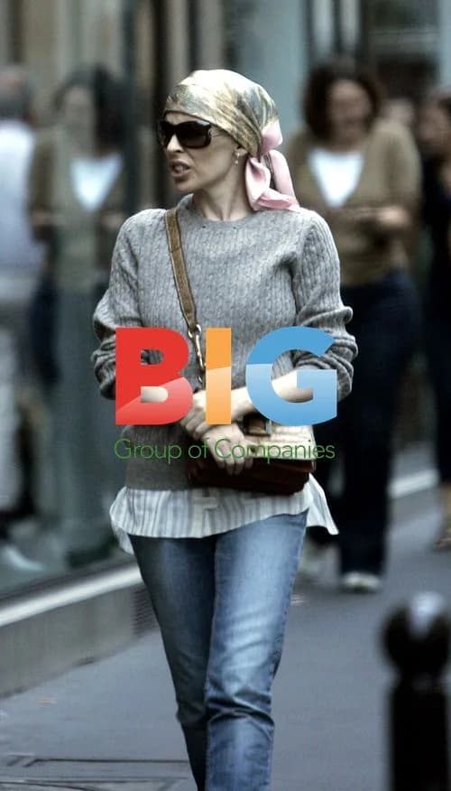 Kylie Minogue out shopping in Paris