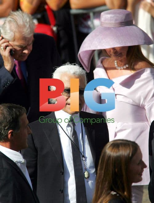 Karl Lagerfeld at Wedding in France