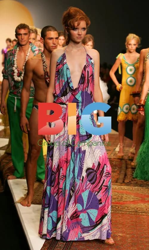 Lily Cole on Julien McDonald Catwalk
