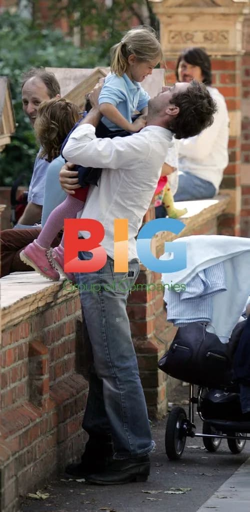 Jude Law picks up daughter Iris from school