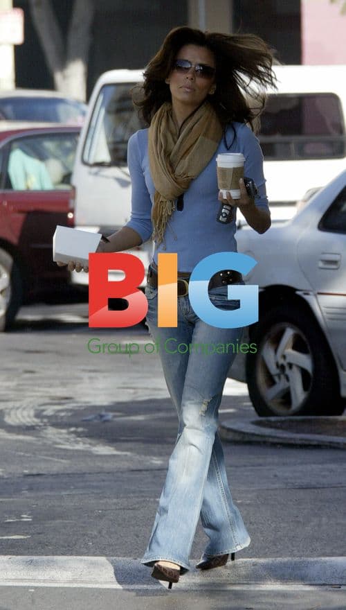 Eva Longoria gets coffee in Hollywood