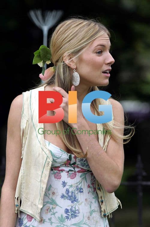 Sienna Miller at Sister's Wedding