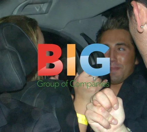 Charlotte Church and Gavin Henson in Car