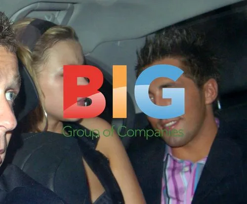 Charlotte Church and Gavin Henson in Car